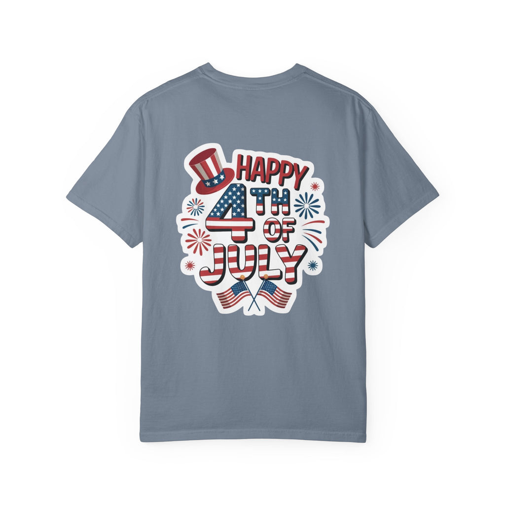 Patriotic Gnome with Balloons T-Shirt | Happy 4th of July USA Design