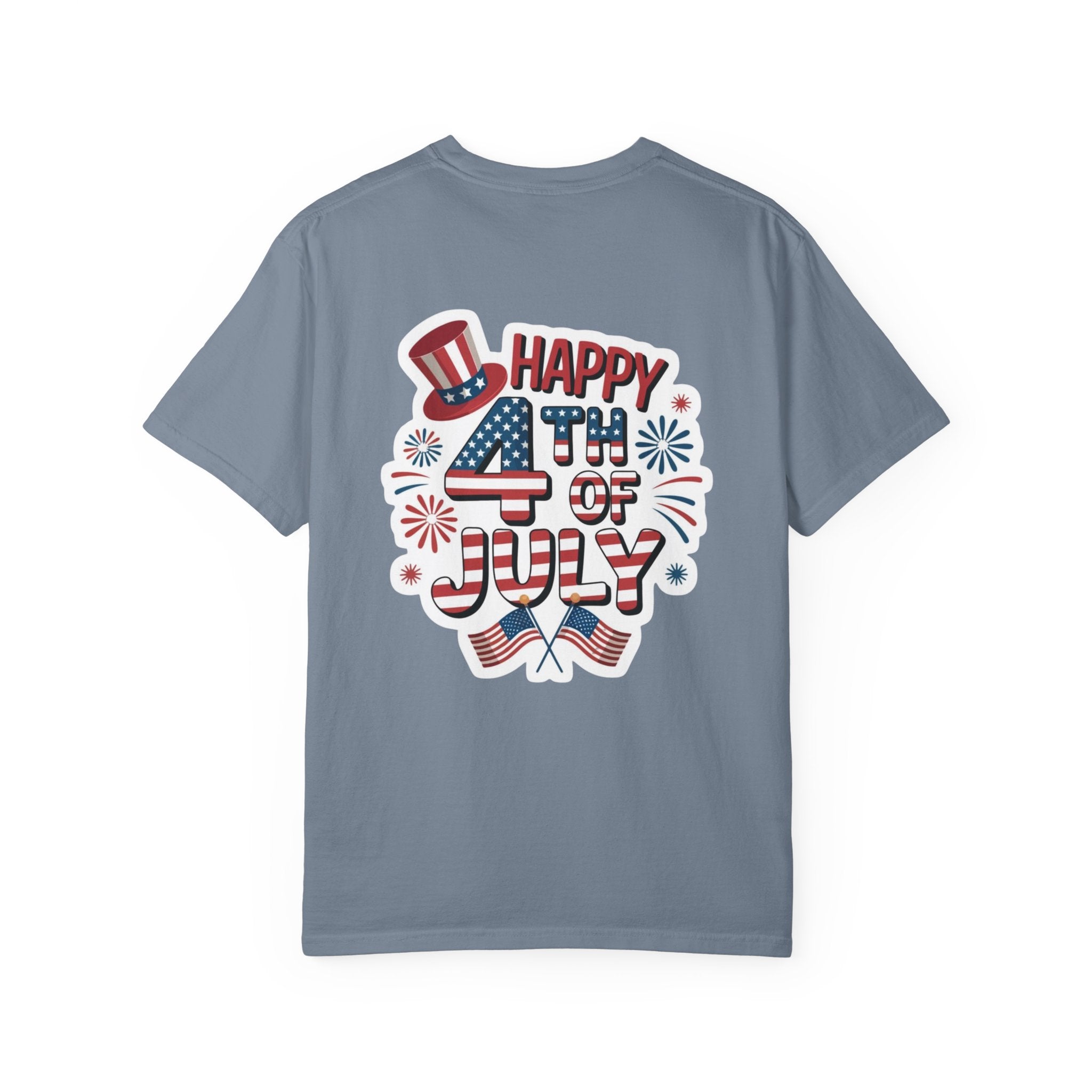 Patriotic Gnome with Balloons T-Shirt | Happy 4th of July USA Design