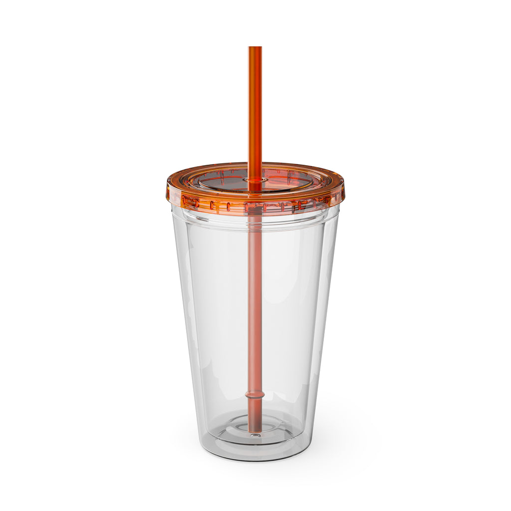 Happy 4th of July Tumbler | 16oz Straw Cup, Patriotic Fireworks Flag Design