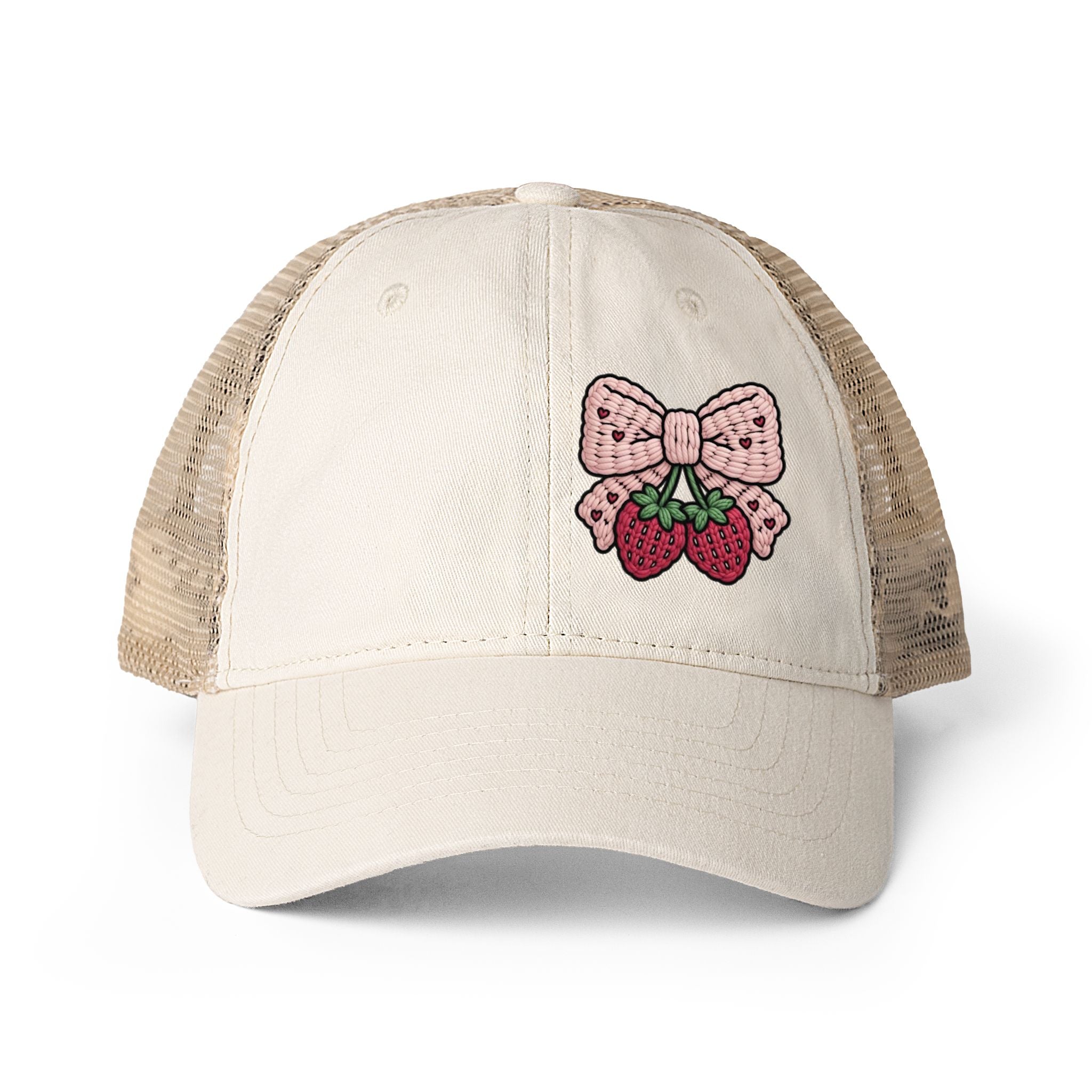 Women's Washed Mesh-Back Cap