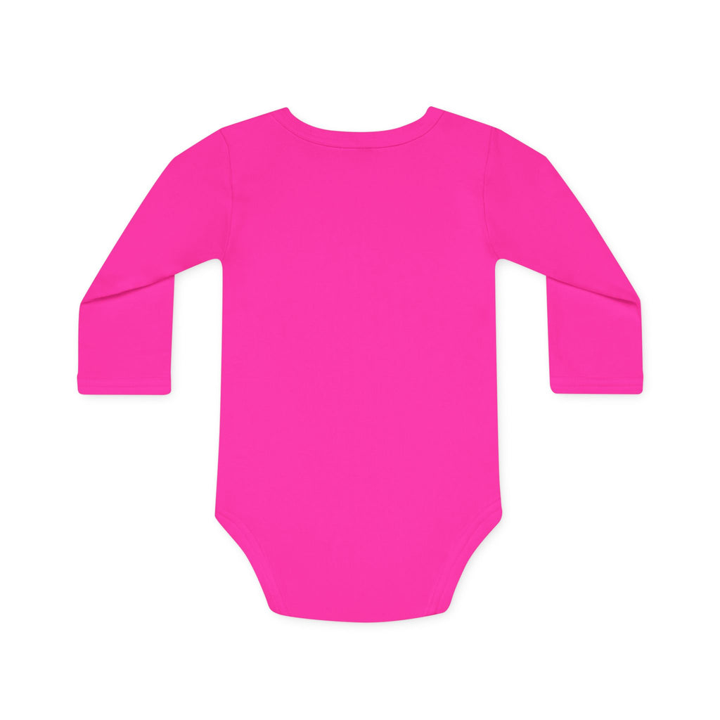 New to This World Baby Bodysuit — Organic Long-Sleeve Giraffe Baby Onesie