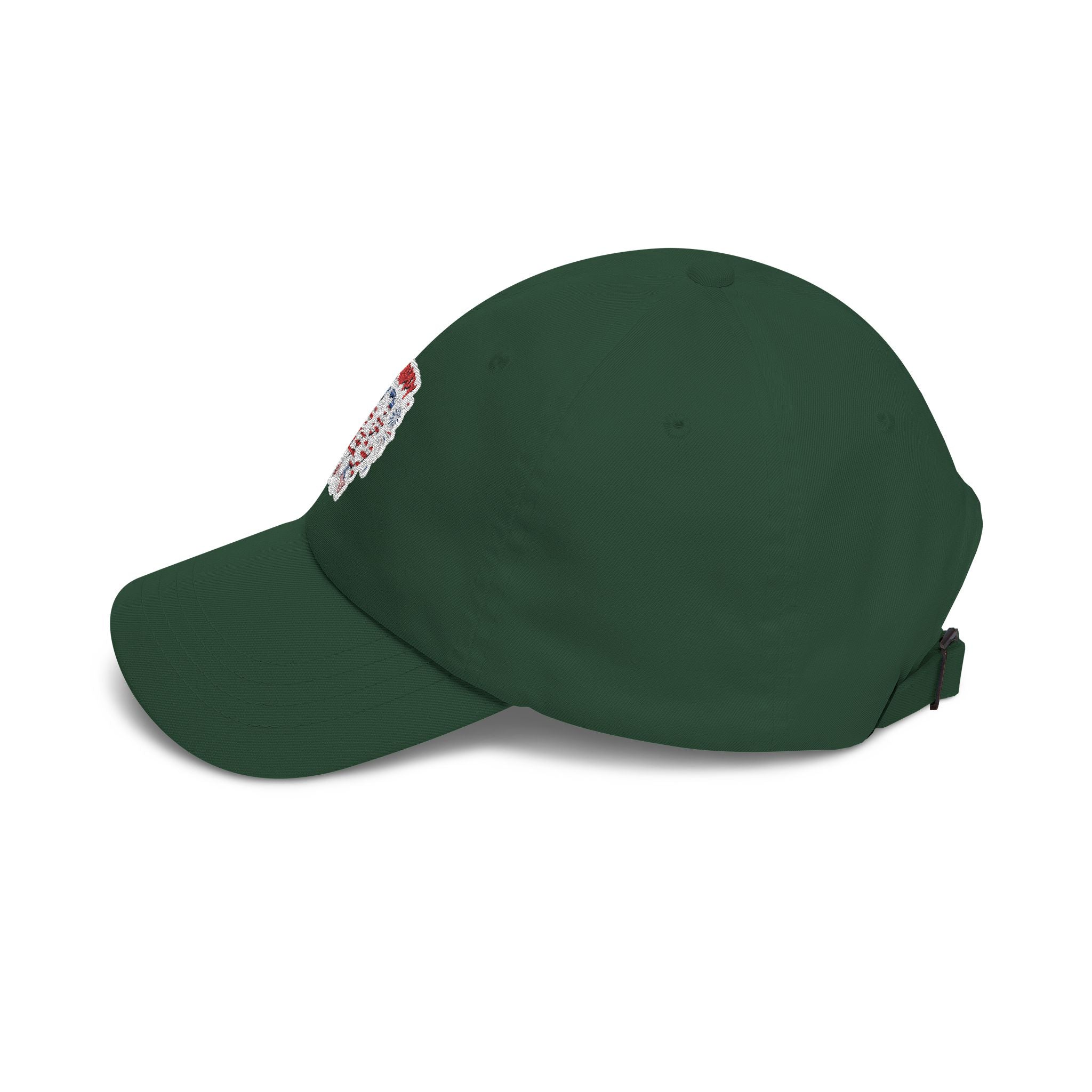 Patriotic 4th of July fireworks Dad Cap | American flag baseball hat
