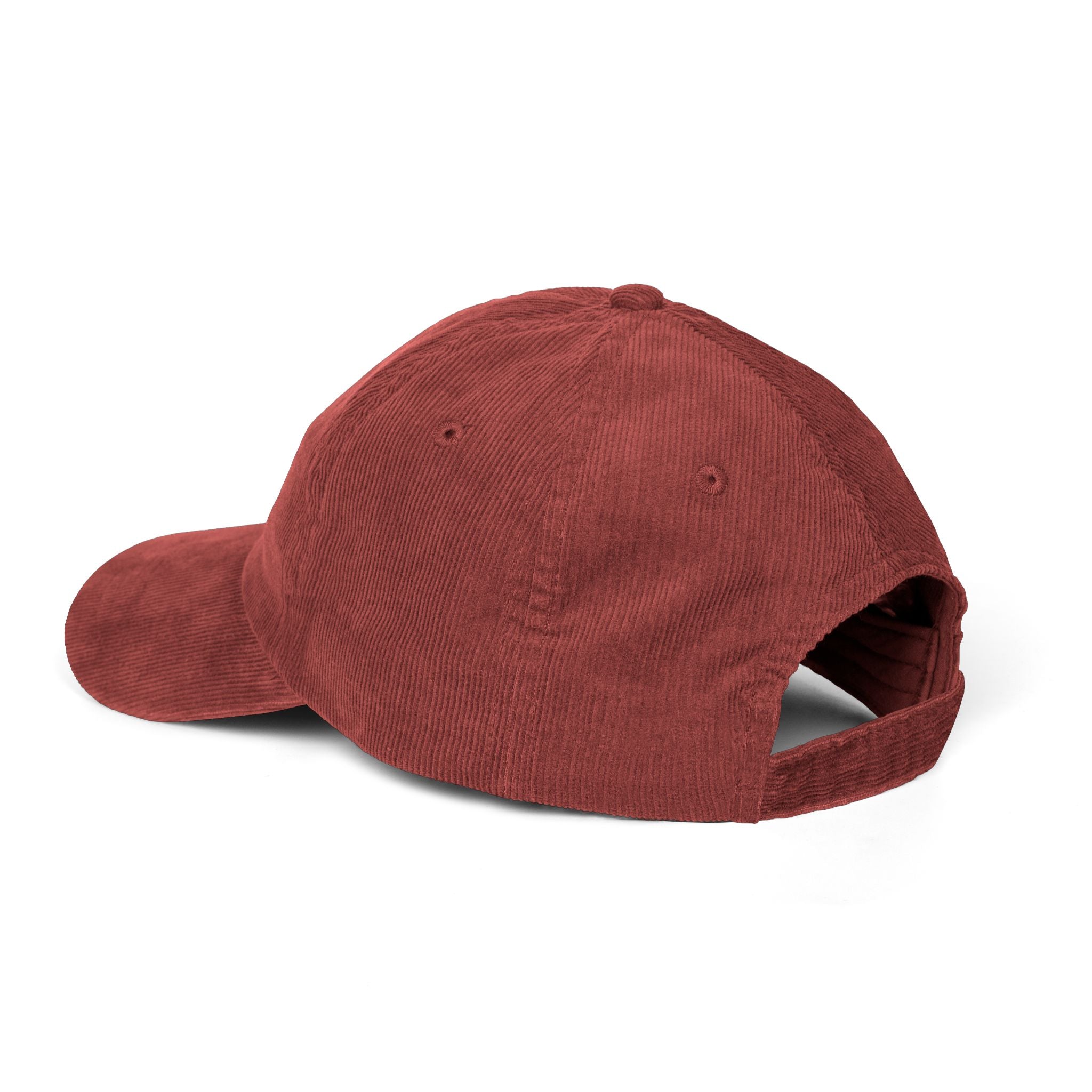 Vintage Corduroy Cap — Embroidered 'BLOOM' Floral Patch