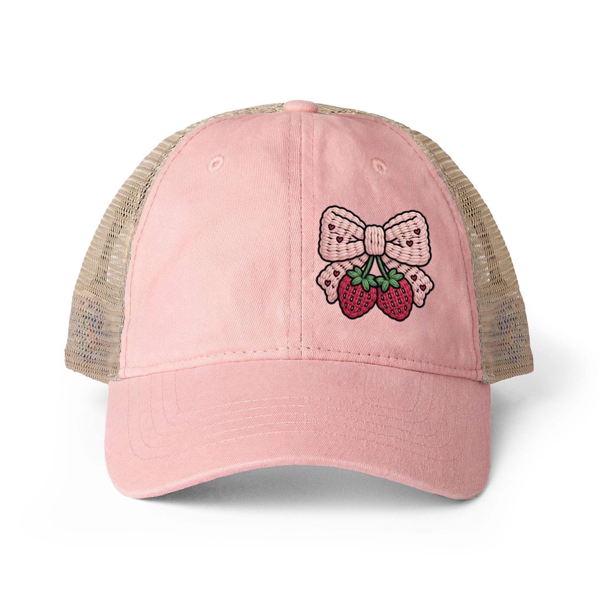 Women's Washed Mesh-Back Cap