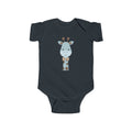 Baby Giraffe Bodysuit — Cute Blue Safari Infant Onesie