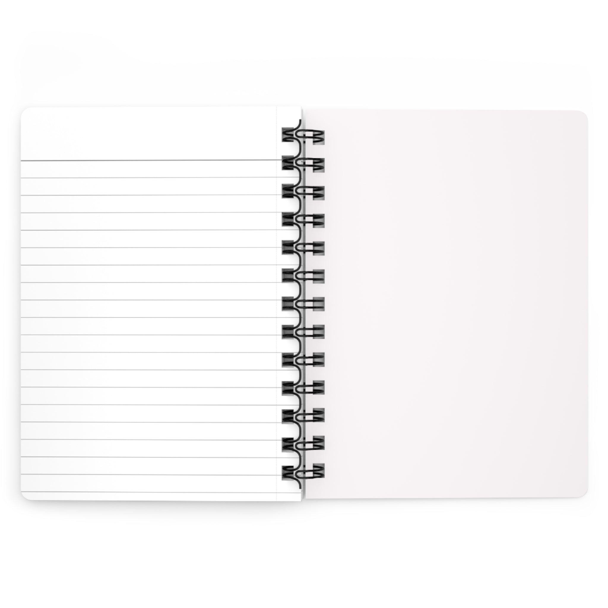 Pink Cow Pattern Spiral Notebook | Cute Cow Faces, Black Cowhide Spots