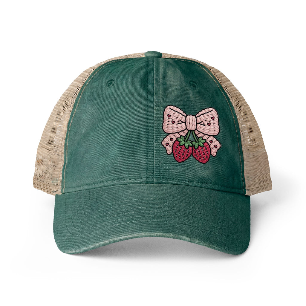 Women's Washed Mesh-Back Cap