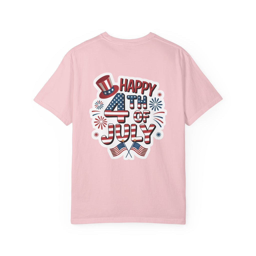 Patriotic Gnome with Balloons T-Shirt | Happy 4th of July USA Design