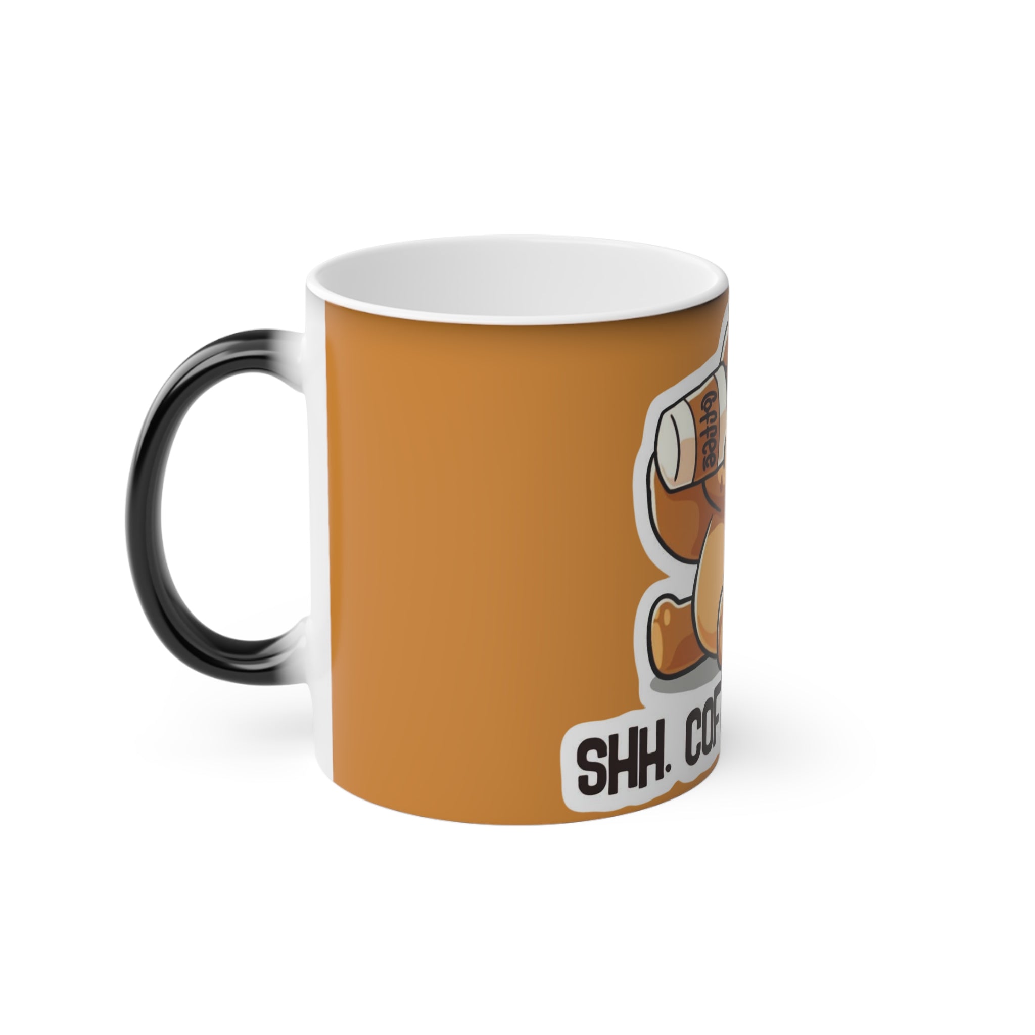 Sleepy Bear Drinking Coffee mug | Coffee First ceramic mug