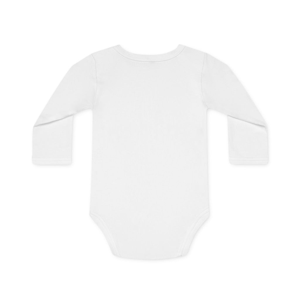 New to This World Baby Bodysuit — Organic Long-Sleeve Giraffe Baby Onesie