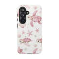 Pink Sea Turtle Pattern Phone Case | Tough Case