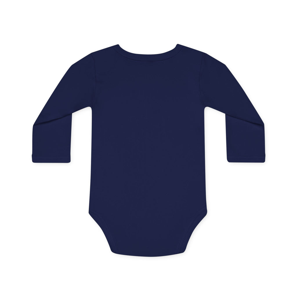 New to This World Baby Bodysuit — Organic Long-Sleeve Giraffe Baby Onesie