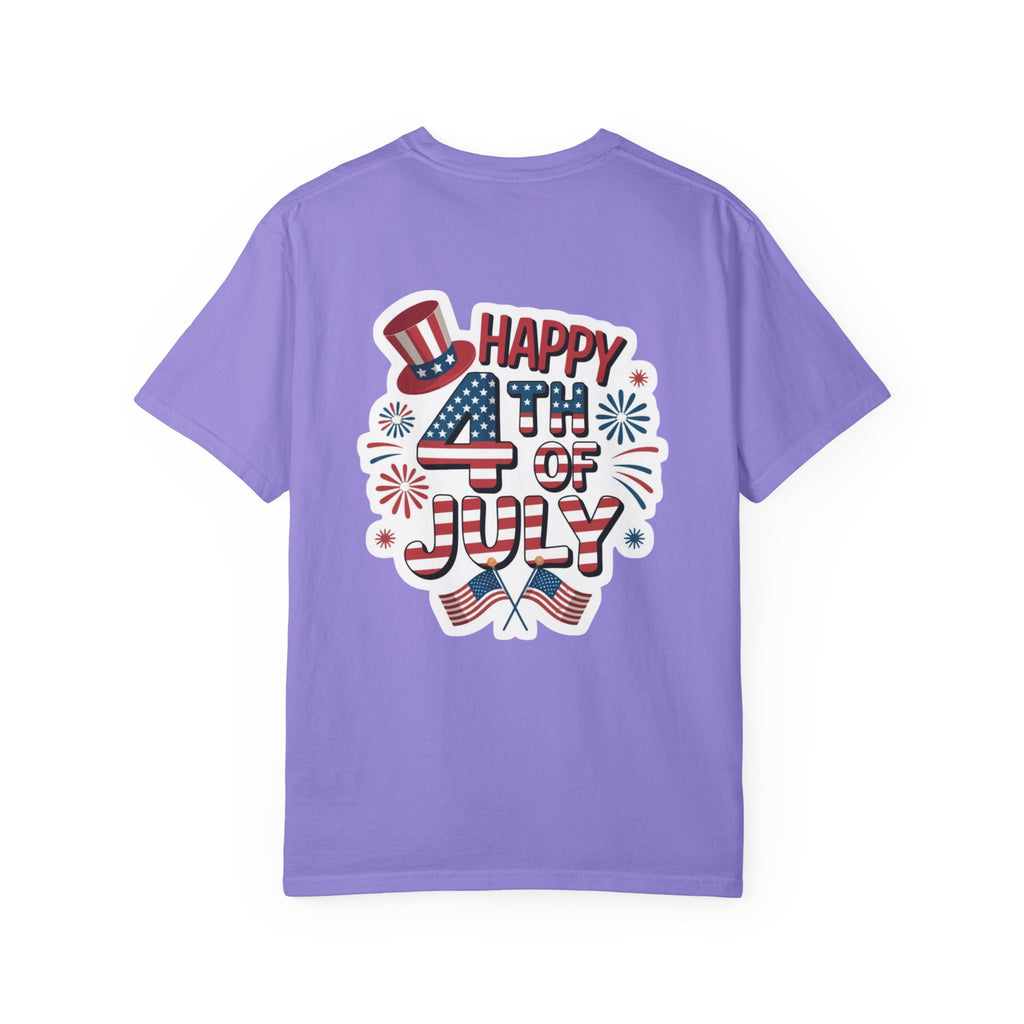 Patriotic Gnome with Balloons T-Shirt | Happy 4th of July USA Design