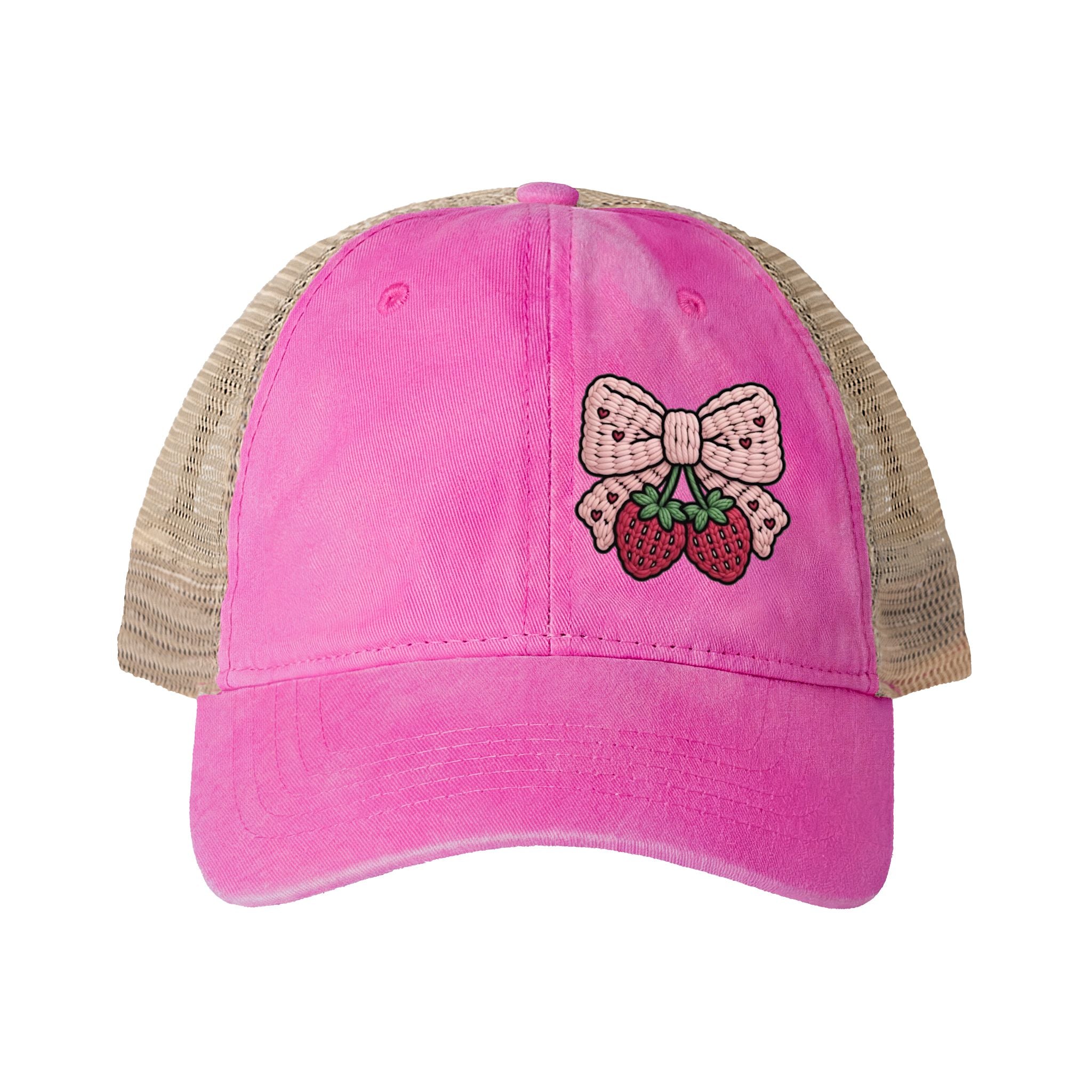 Women's Washed Mesh-Back Cap