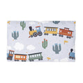 Kids Train Microfiber Pillowcase – Colorful Engine & Caboose Sleep Pillowcase for Toddlers