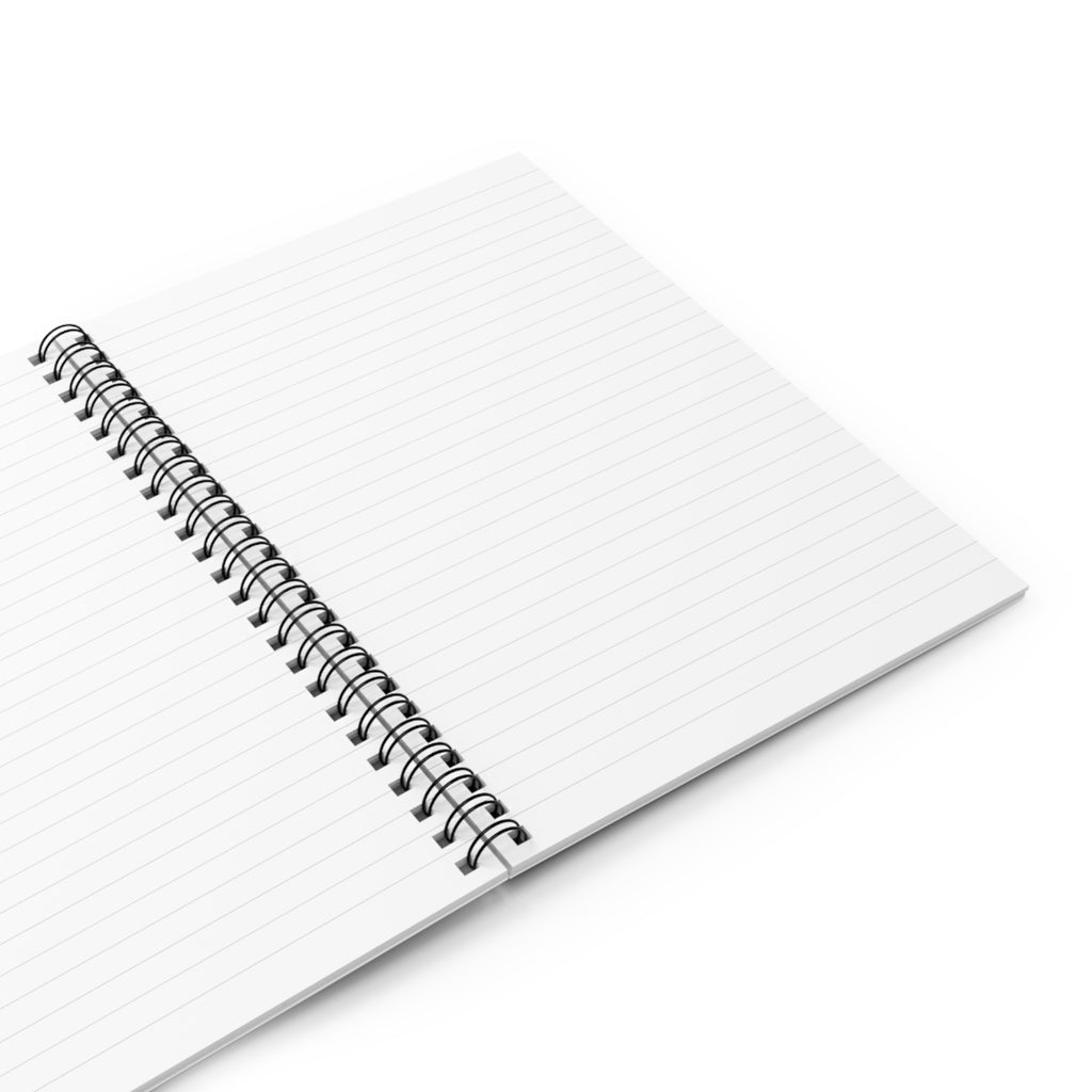 Cow Print Spiral Notebook — Cute Pink Cow Pattern Ruled Journal