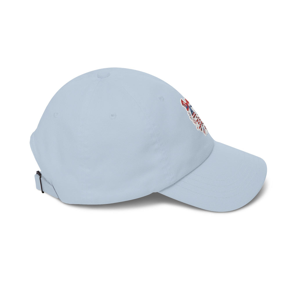 Patriotic 4th of July fireworks Dad Cap | American flag baseball hat