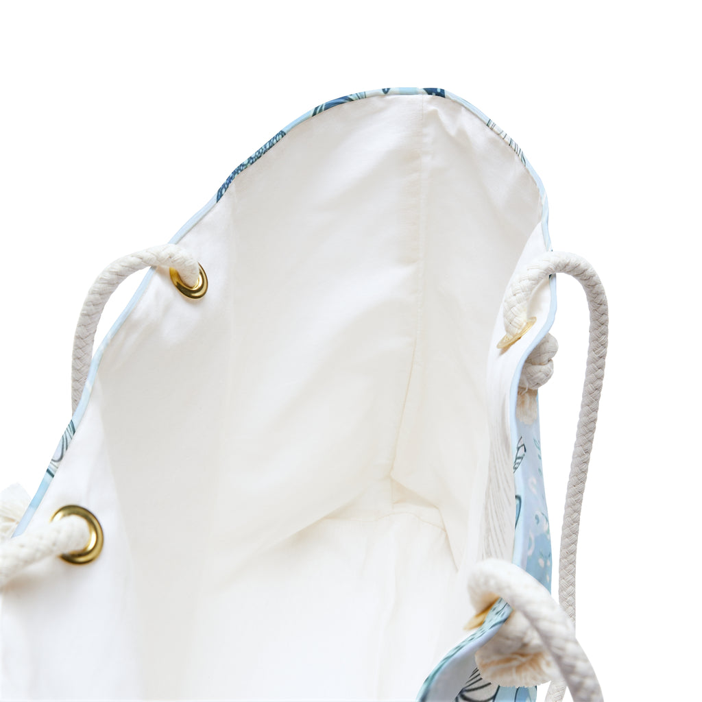 Sea Shell Weekender Bag — Blue Starfish Beach Travel Tote