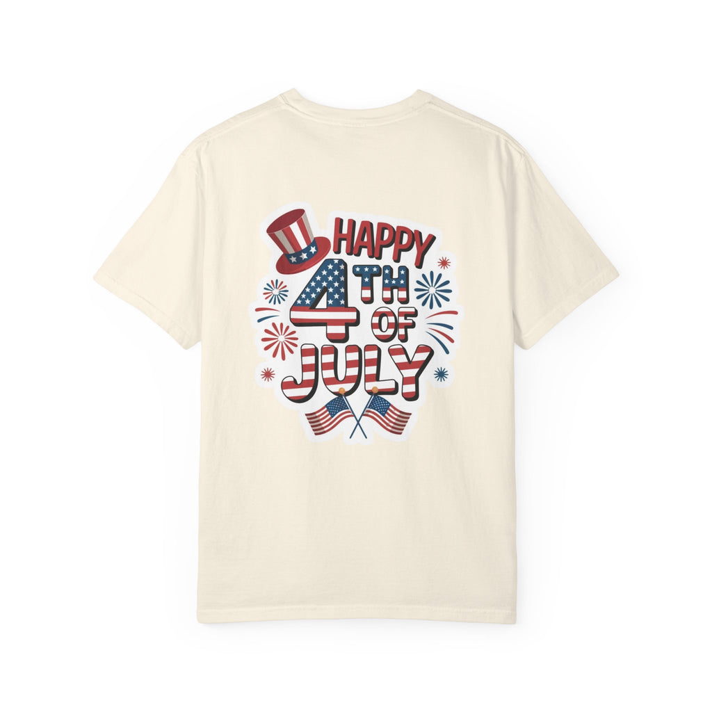 Patriotic Gnome with Balloons T-Shirt | Happy 4th of July USA Design