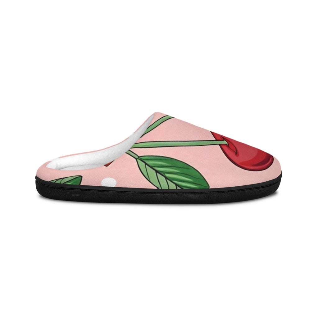 Cherry Blossom Women's Indoor Slippers — Pink Cozy House Shoes