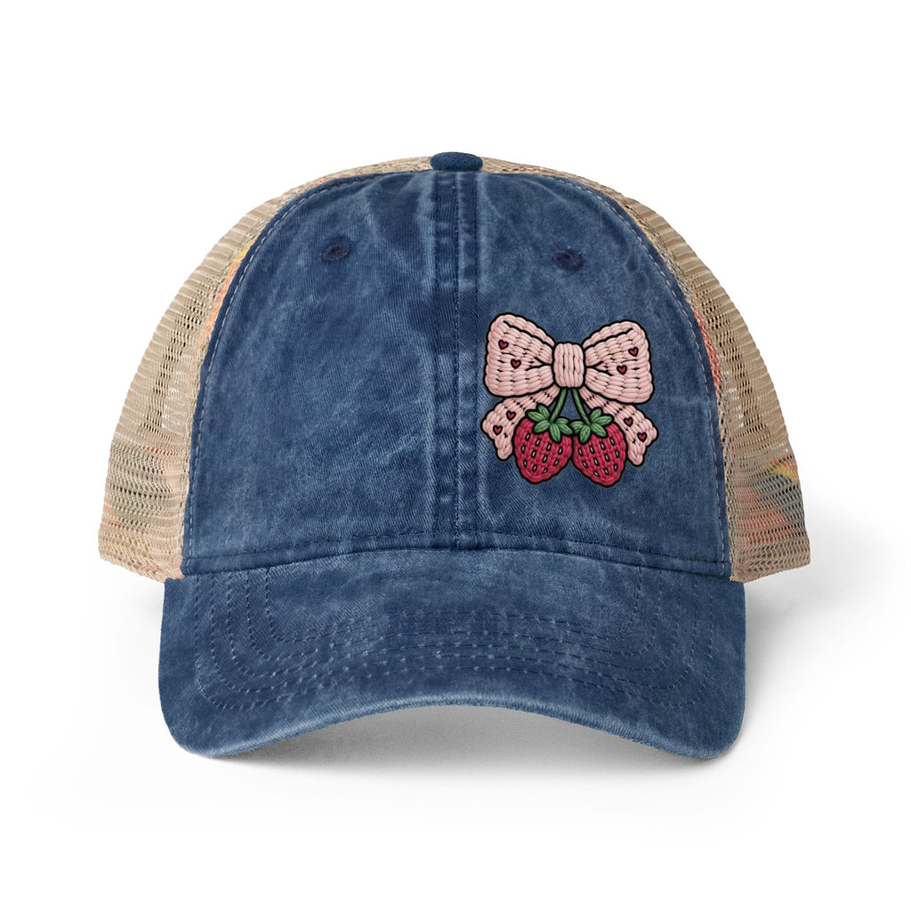 Women's Washed Mesh-Back Cap