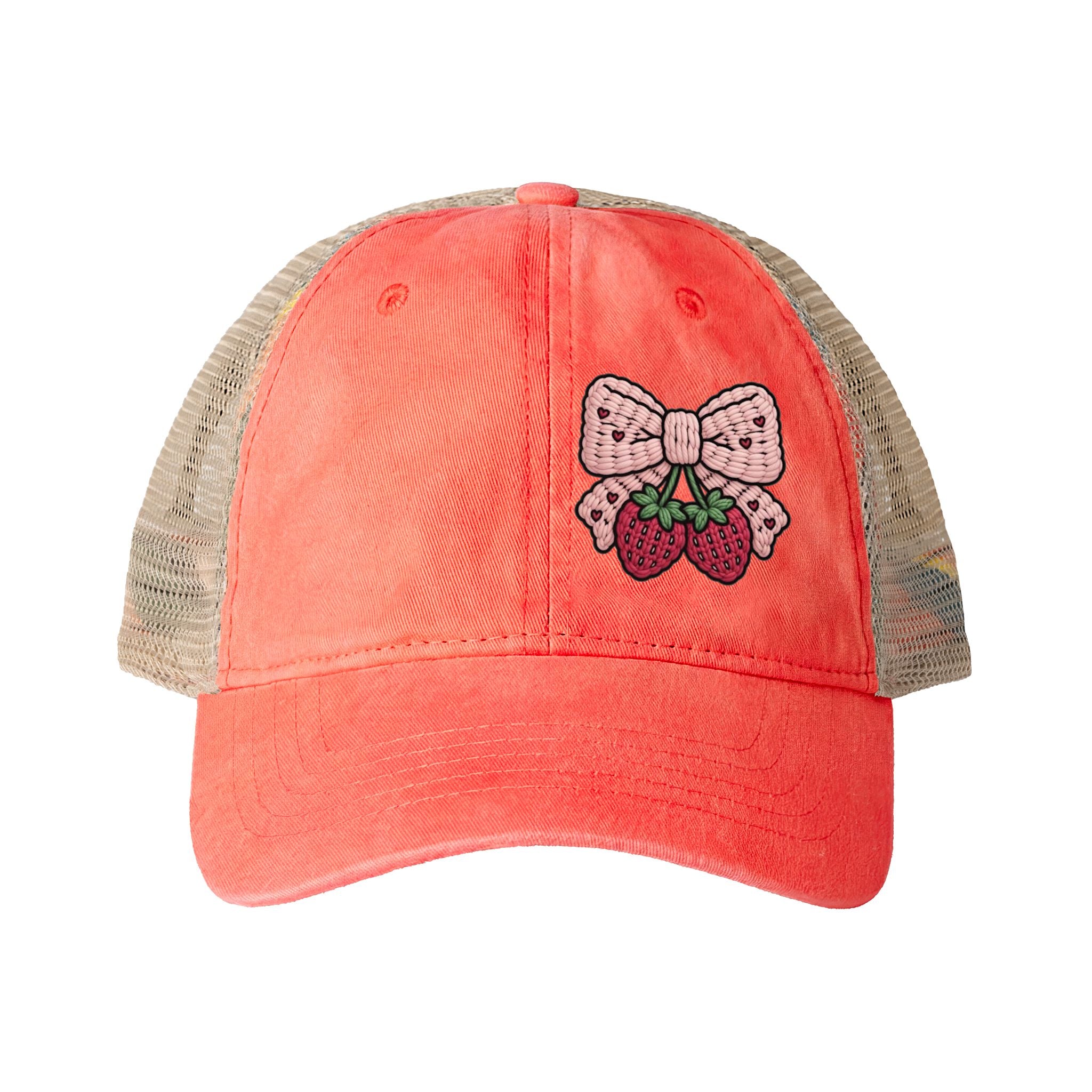 Women's Washed Mesh-Back Cap