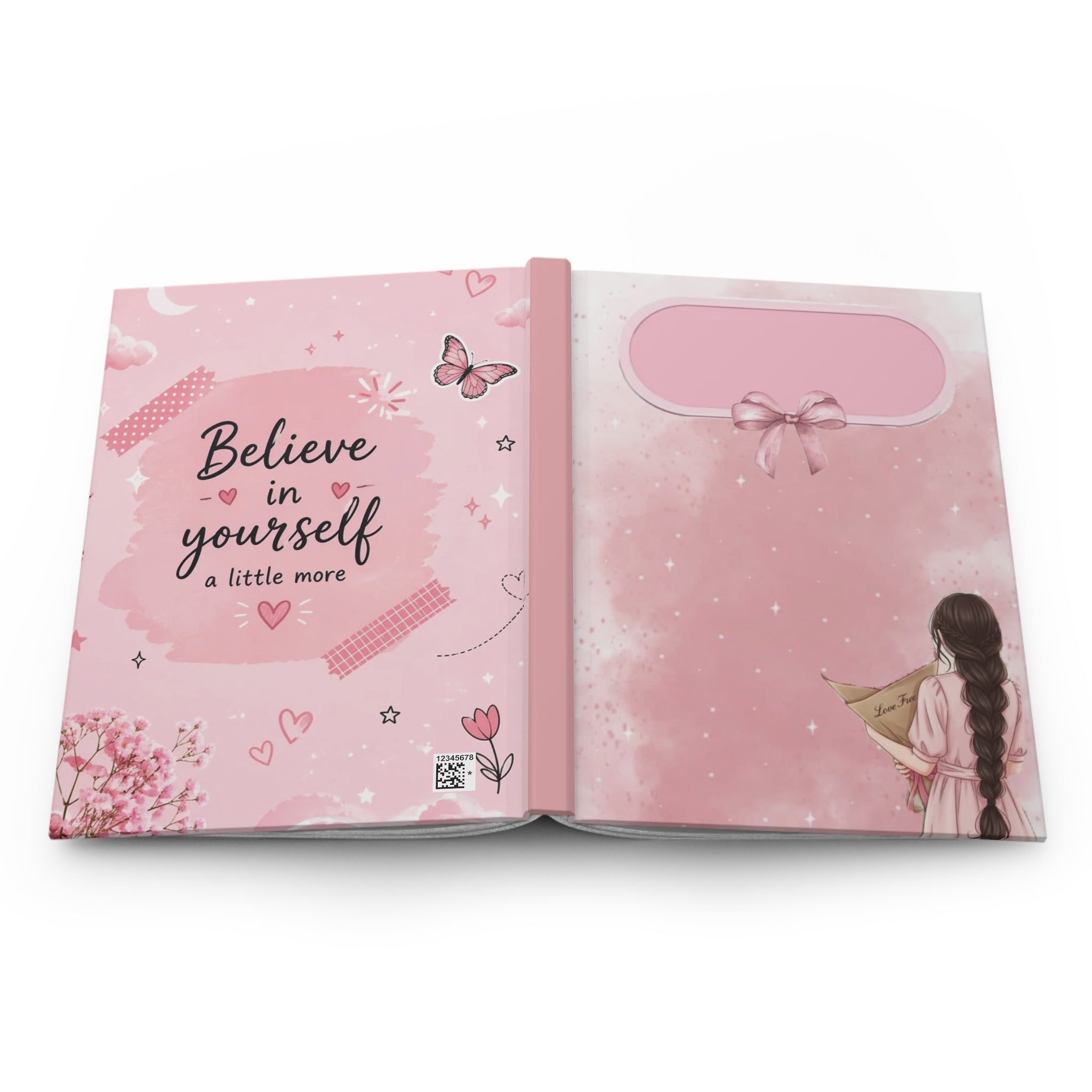 pink Journal Hardcover | Pink Inspirational Notebook
