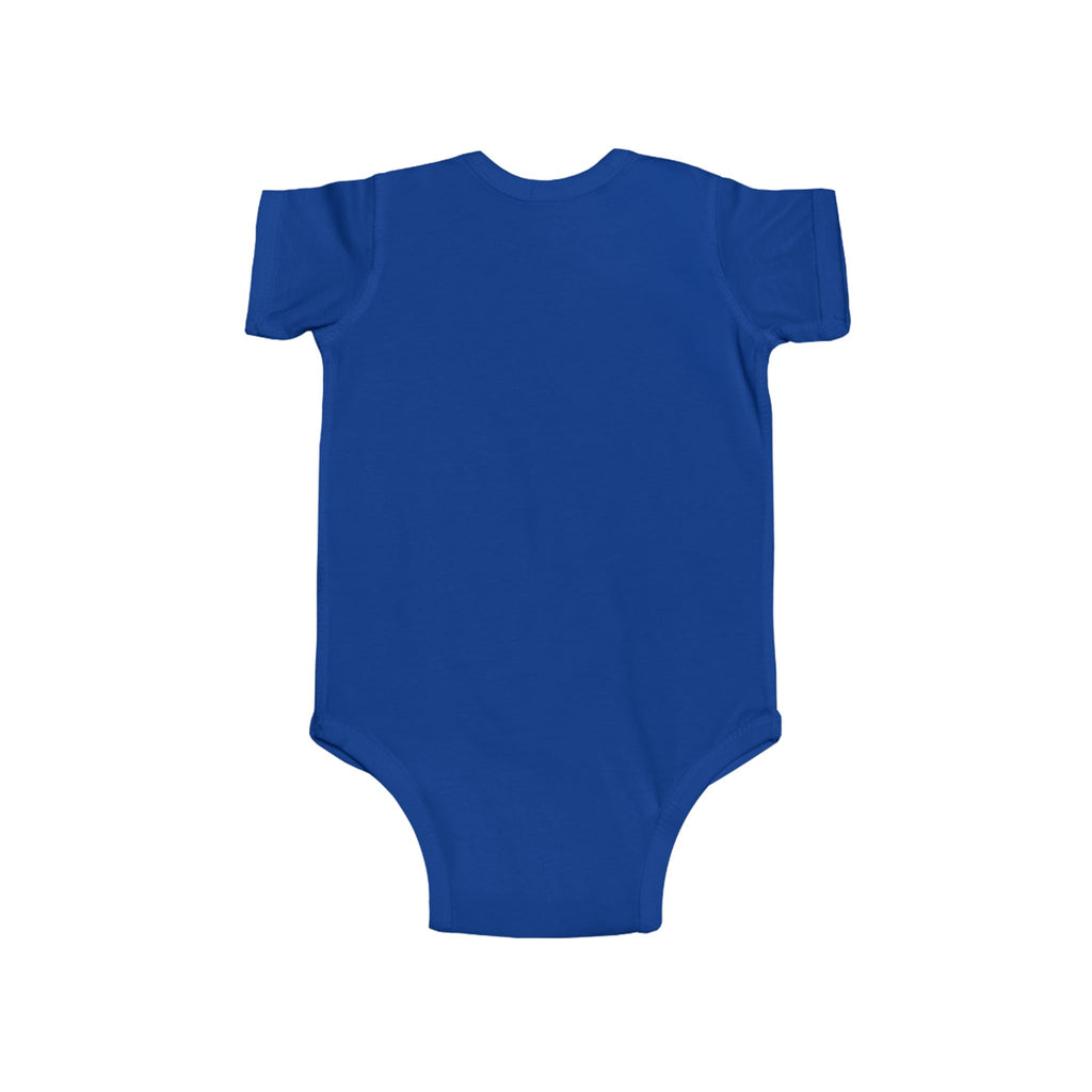 Baby Giraffe Bodysuit — Cute Blue Safari Infant Onesie