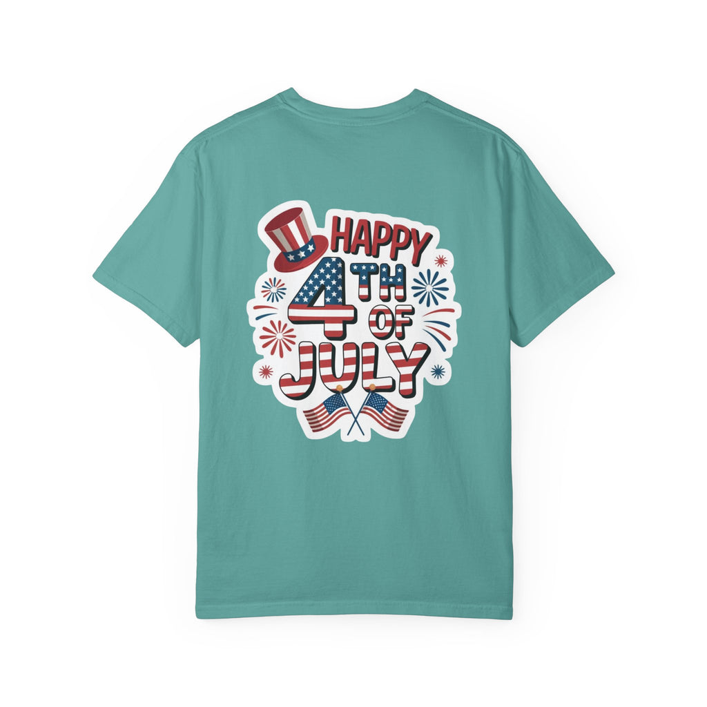 Patriotic Gnome with Balloons T-Shirt | Happy 4th of July USA Design
