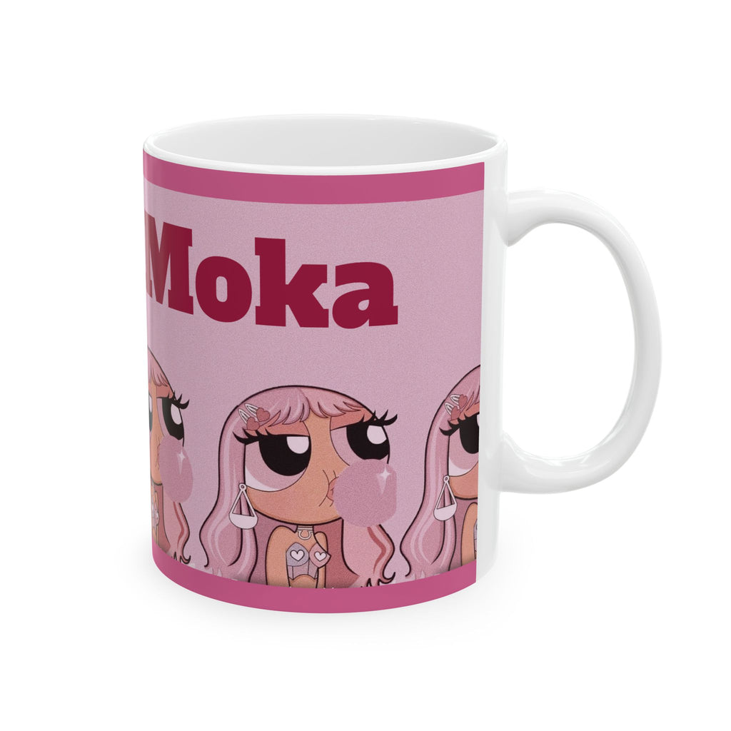 Pink Bubblegum Doll Mug | Ceramic Coffee Cup