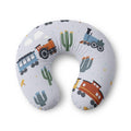 Train & Cactus Nursing Pillow Cover — Cute Baby Shower Feeding Support