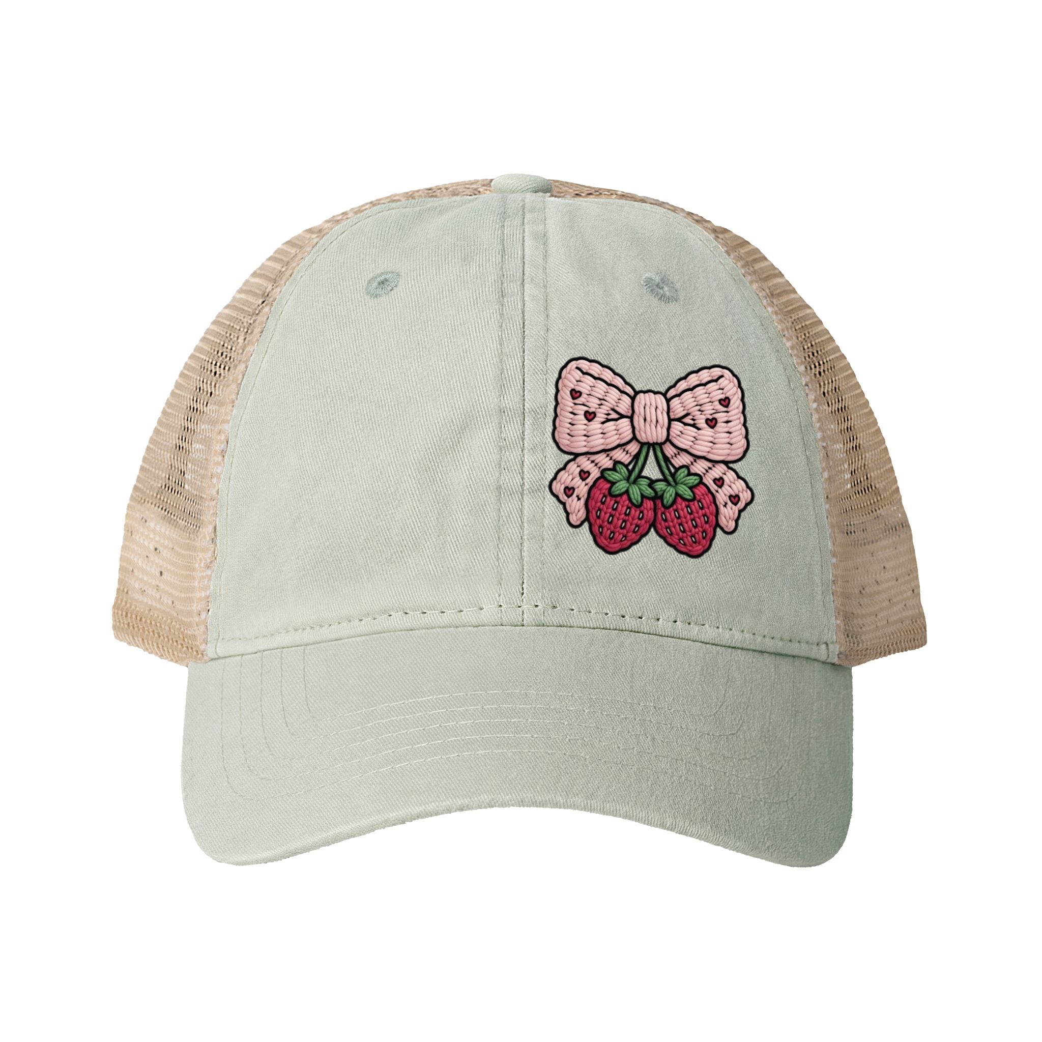 Women's Washed Mesh-Back Cap