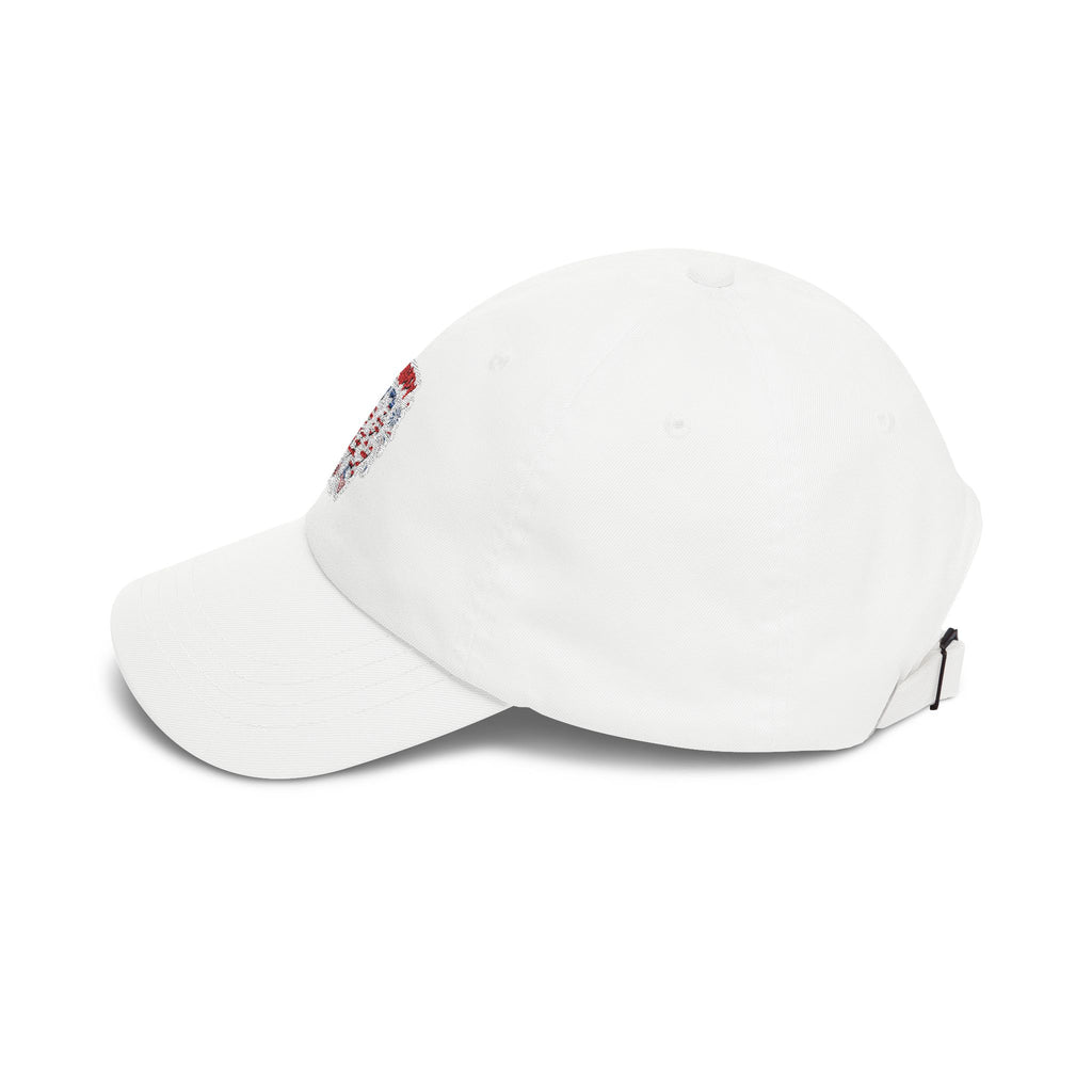 Patriotic 4th of July fireworks Dad Cap | American flag baseball hat