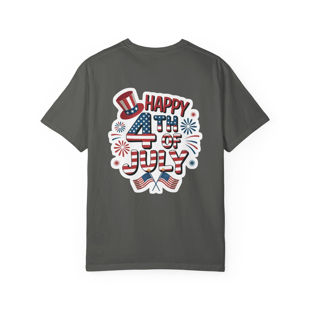 Patriotic Gnome with Balloons T-Shirt | Happy 4th of July USA Design