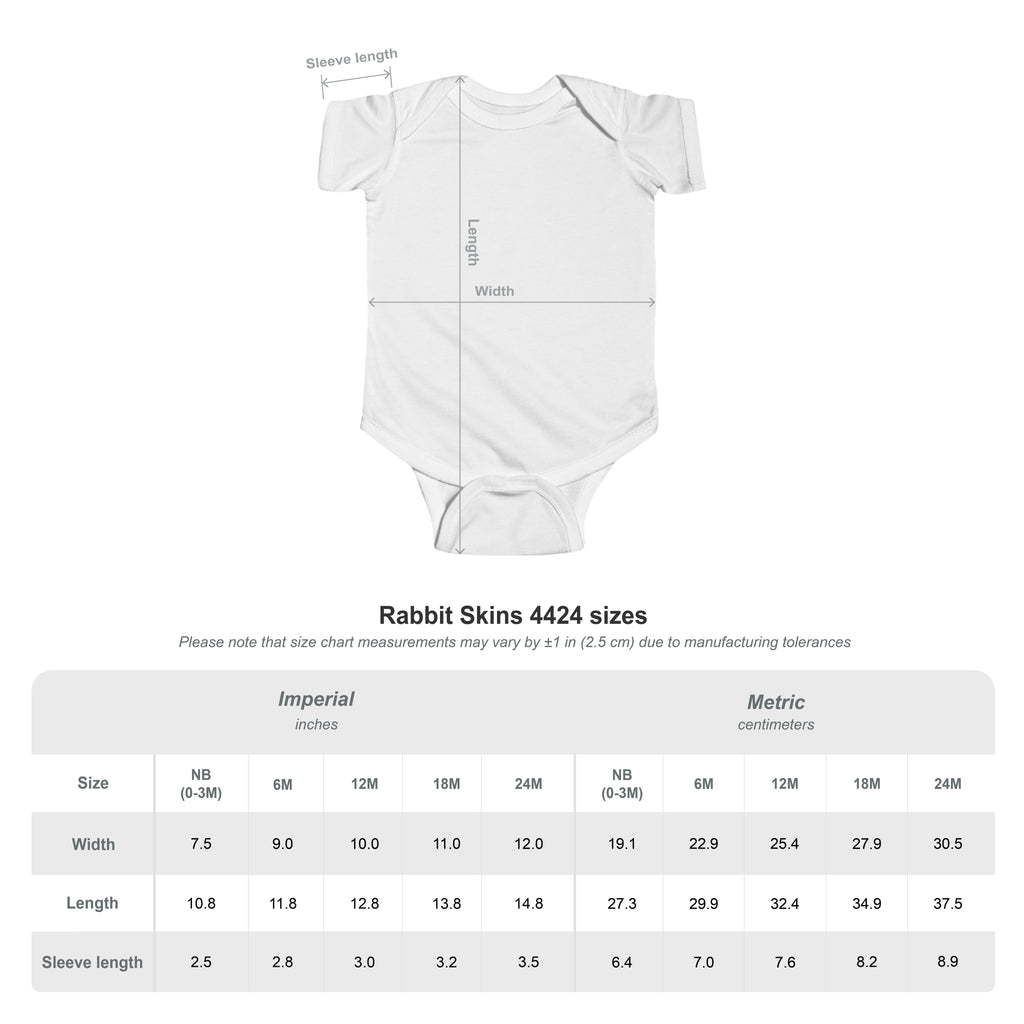 Baby Giraffe Bodysuit — Cute Blue Safari Infant Onesie