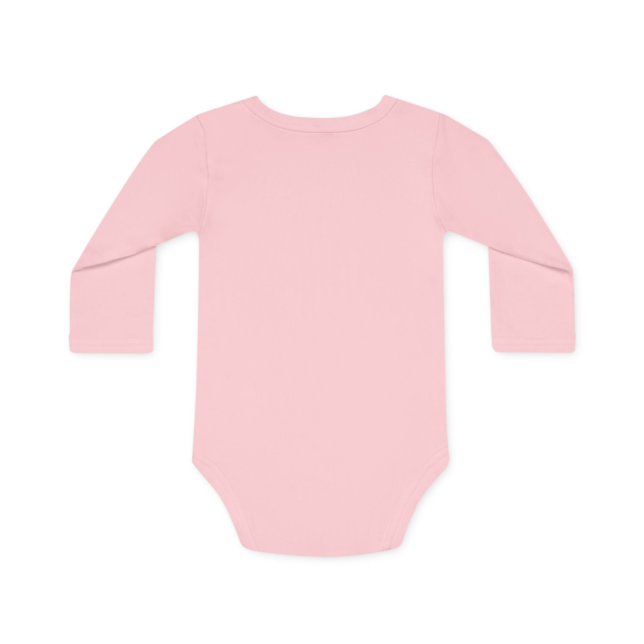 New to This World Baby Bodysuit — Organic Long-Sleeve Giraffe Baby Onesie