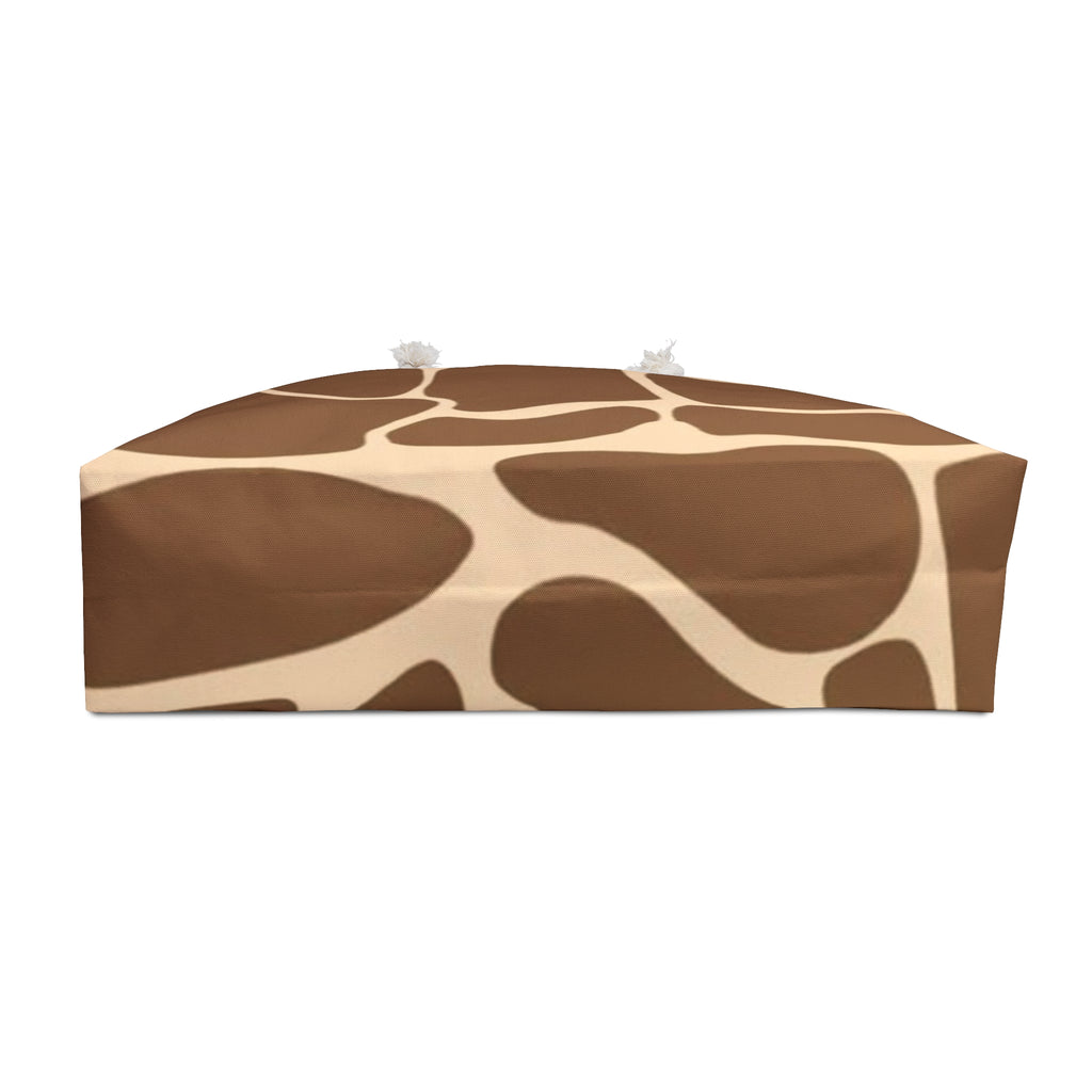 Giraffe Print Weekender Bag — Safari-Inspired Travel Tote