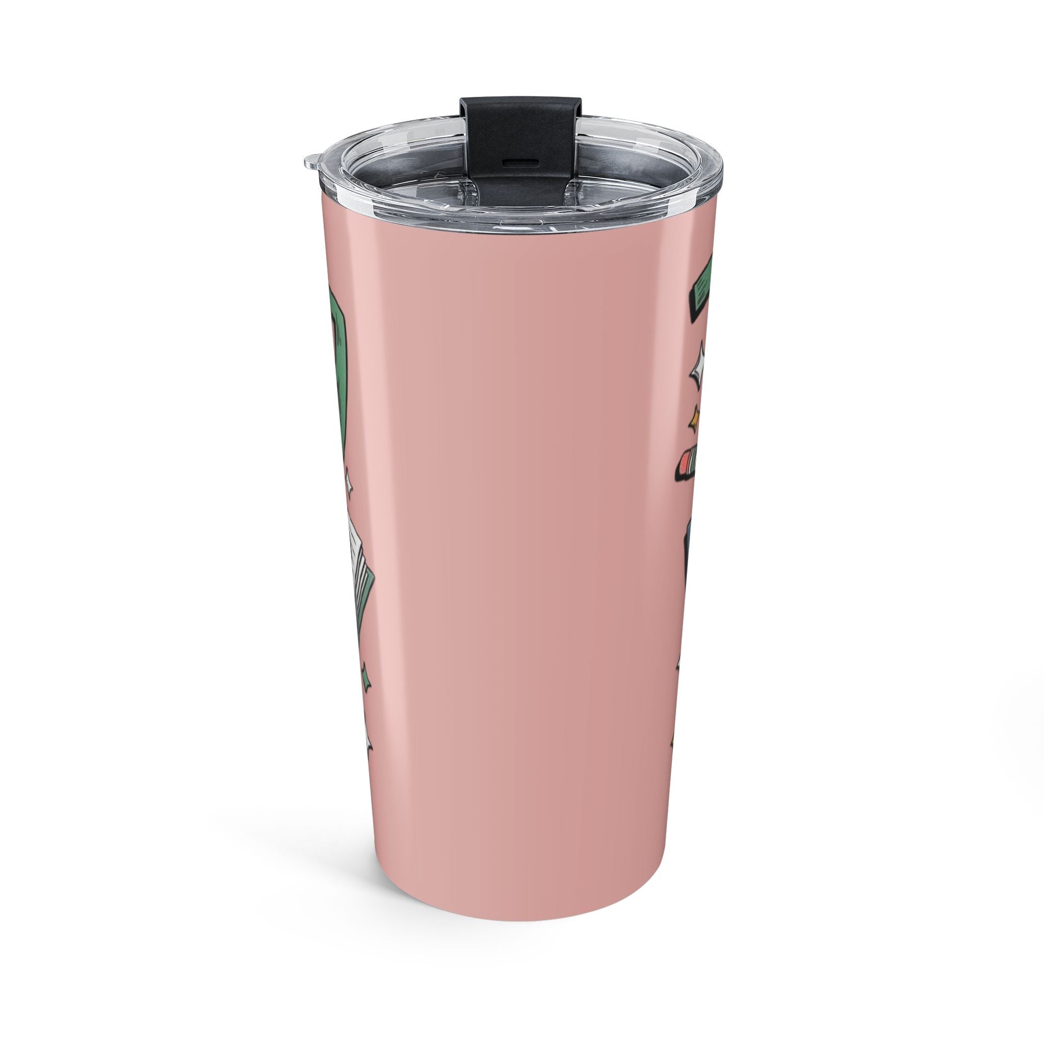 Teaching Is a Work of Heart Tumbler 20oz | Teacher Appreciation, Pink Lettering