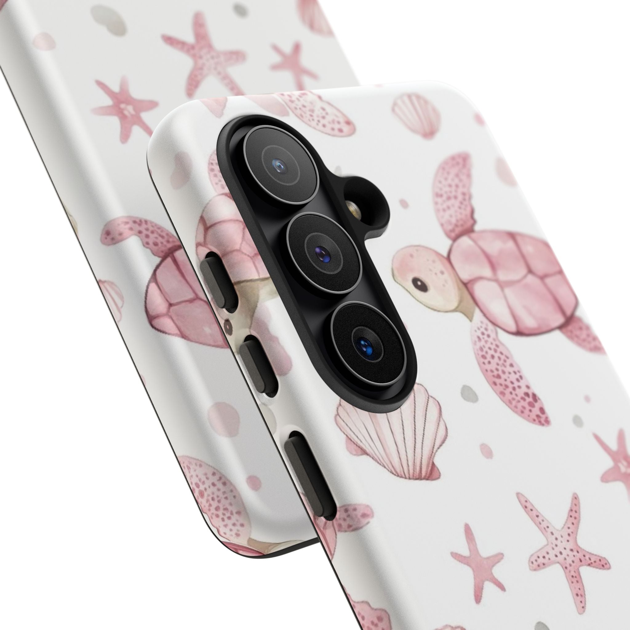 Pink Sea Turtle Pattern Phone Case | Tough Case
