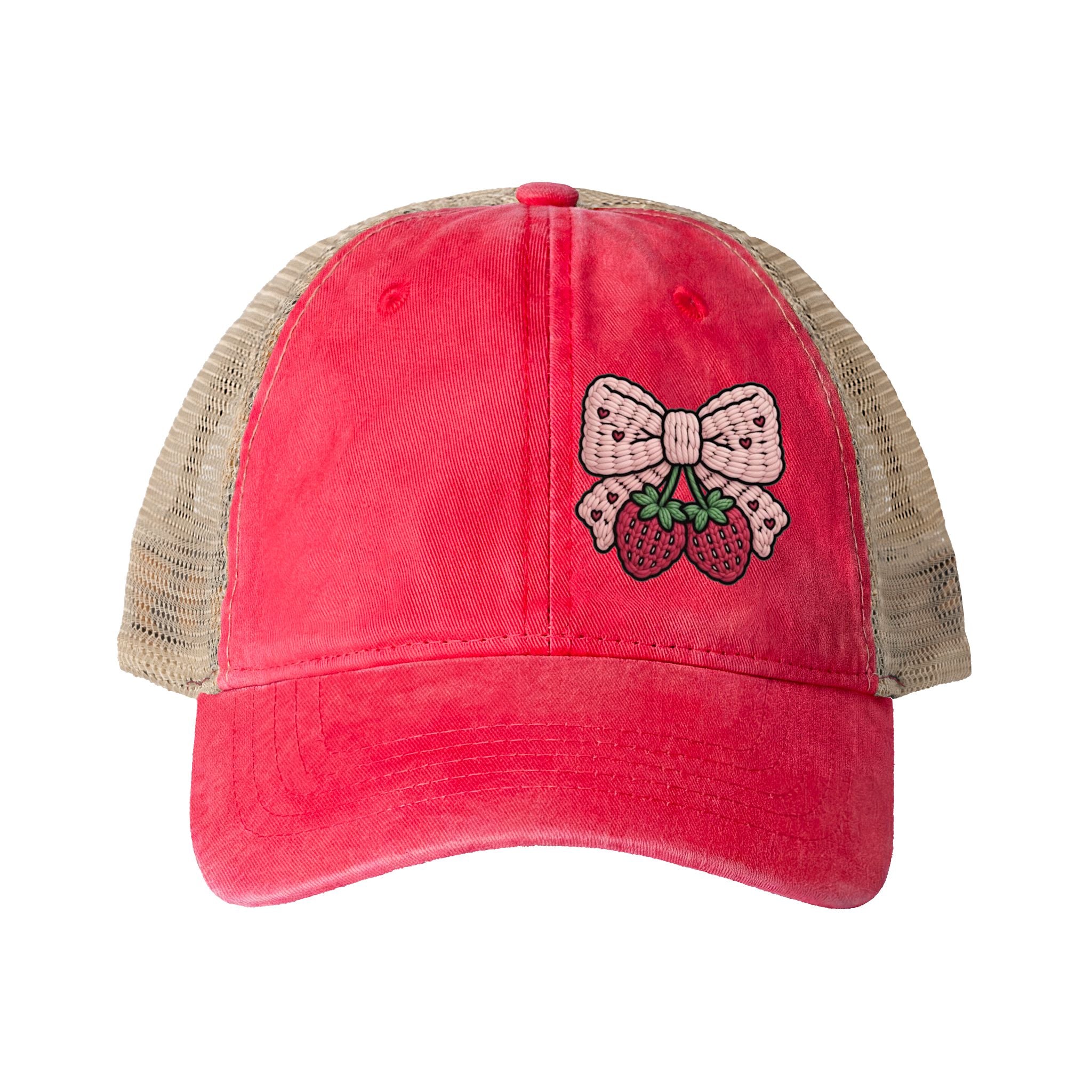 Women's Washed Mesh-Back Cap