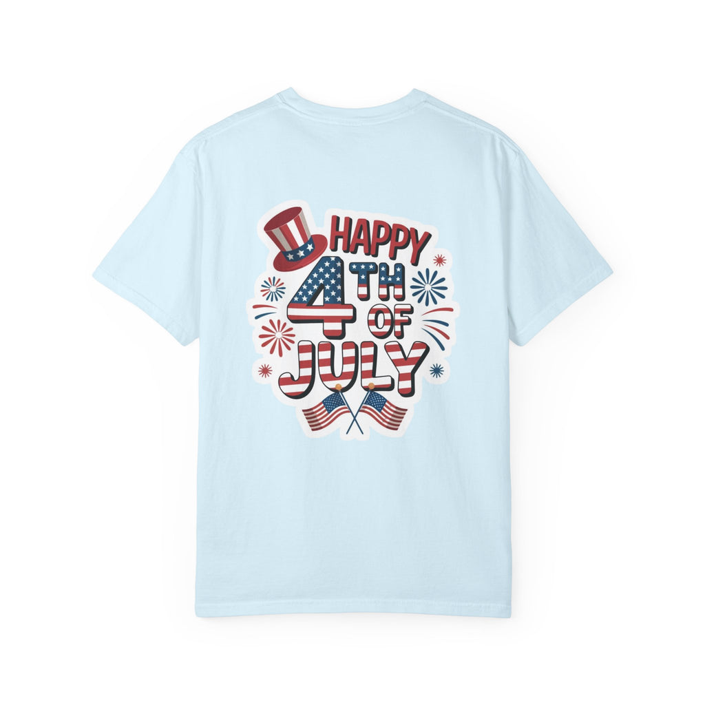 Patriotic Gnome with Balloons T-Shirt | Happy 4th of July USA Design