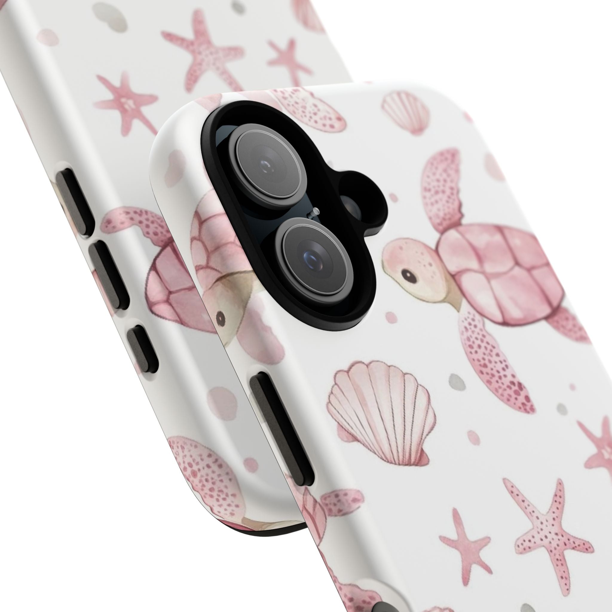 Pink Sea Turtle Pattern Phone Case | Tough Case