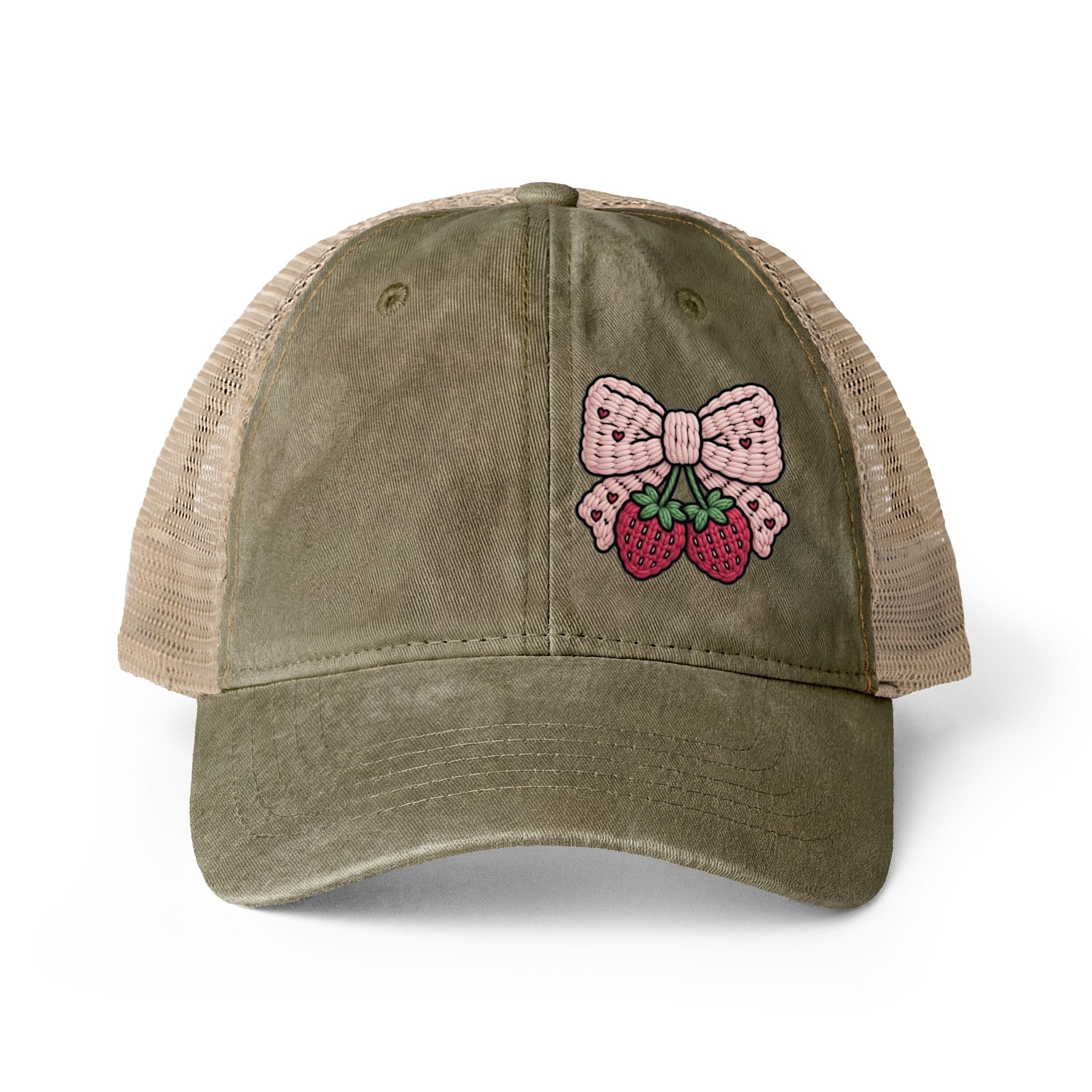 Women's Washed Mesh-Back Cap