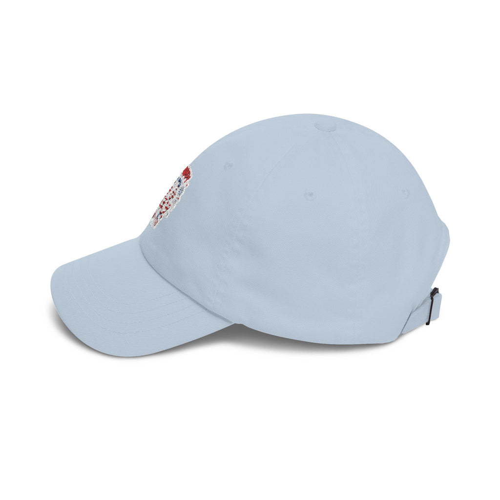 Patriotic 4th of July fireworks Dad Cap | American flag baseball hat