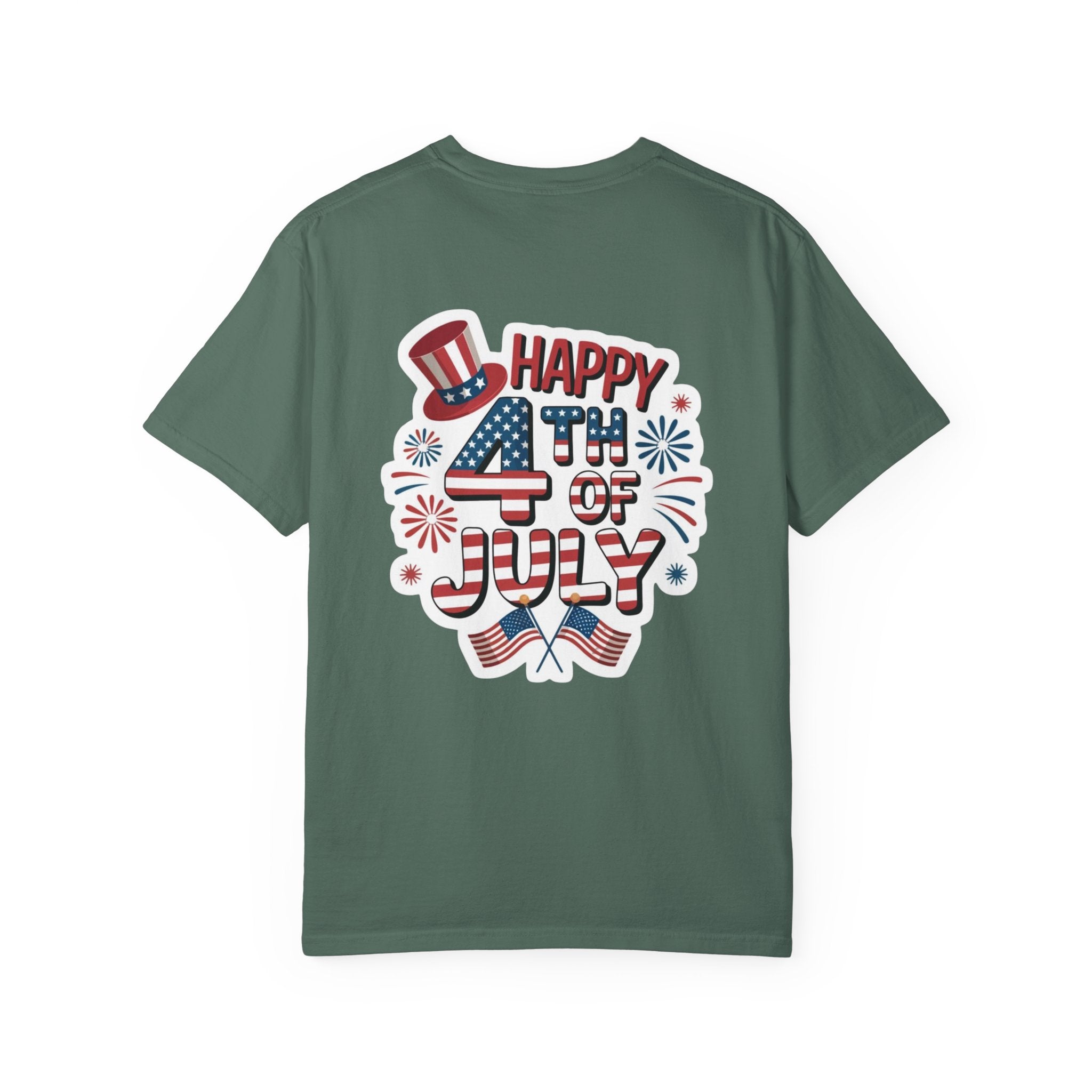 Patriotic Gnome with Balloons T-Shirt | Happy 4th of July USA Design