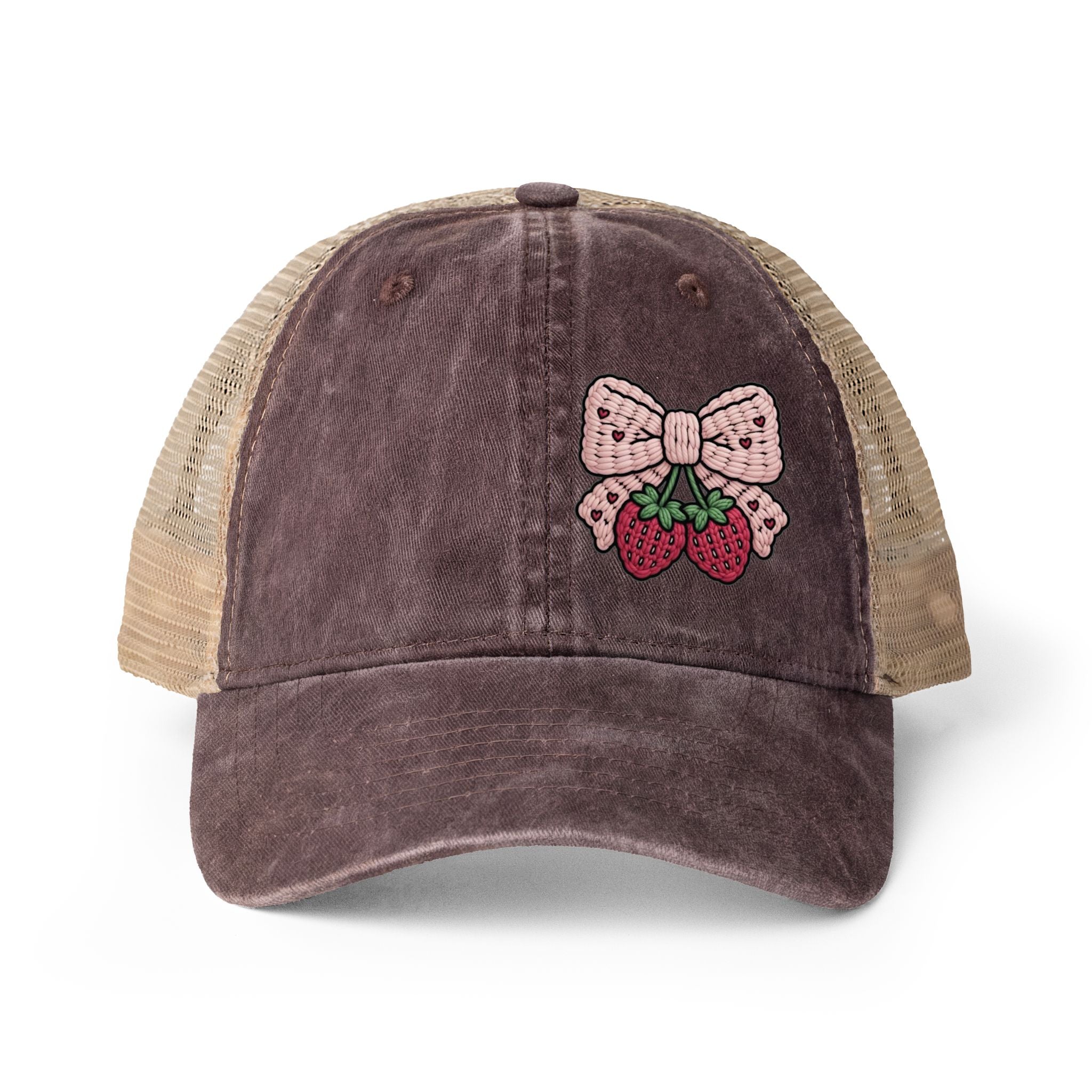Women's Washed Mesh-Back Cap