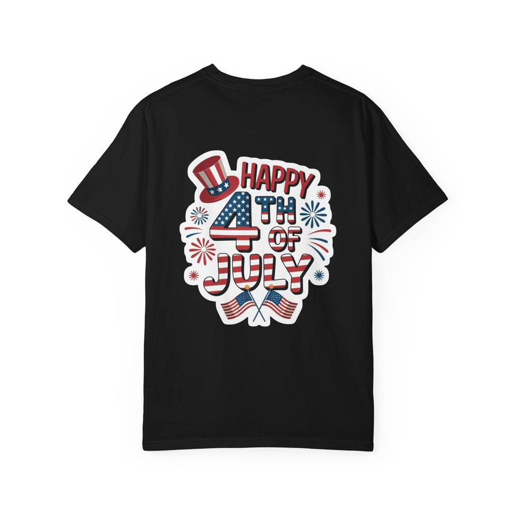 Patriotic Gnome with Balloons T-Shirt | Happy 4th of July USA Design