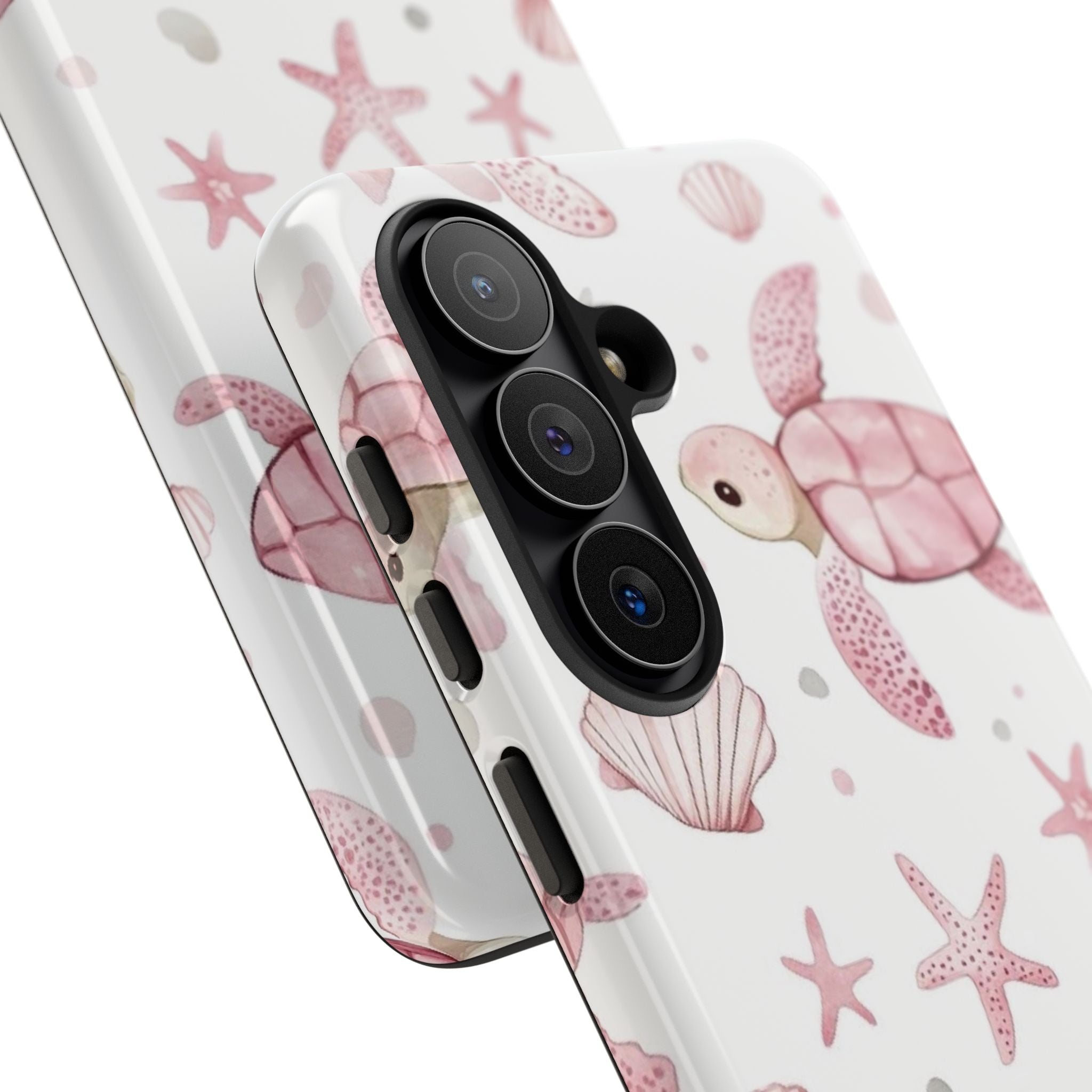 Pink Sea Turtle Pattern Phone Case | Tough Case
