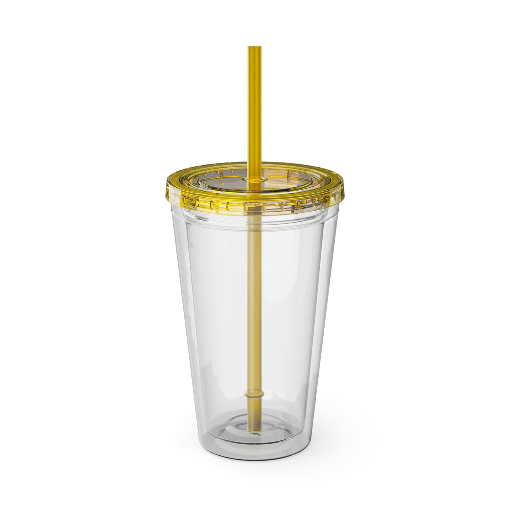 Happy 4th of July Tumbler | 16oz Straw Cup, Patriotic Fireworks Flag Design