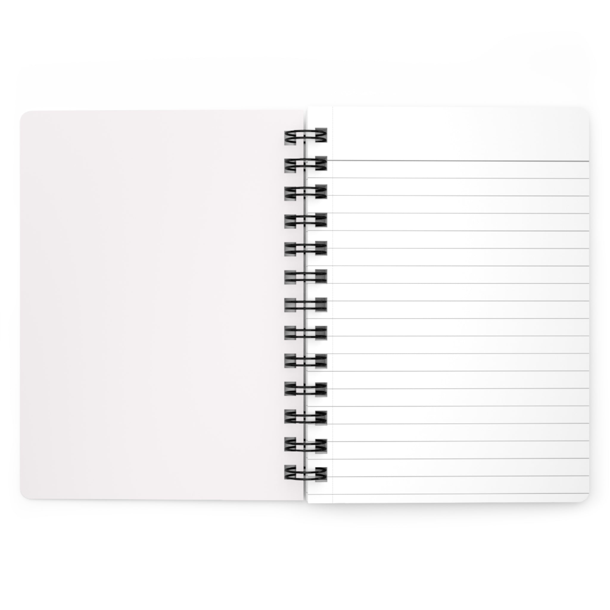 Pink Cow Pattern Spiral Notebook | Cute Cow Faces, Black Cowhide Spots